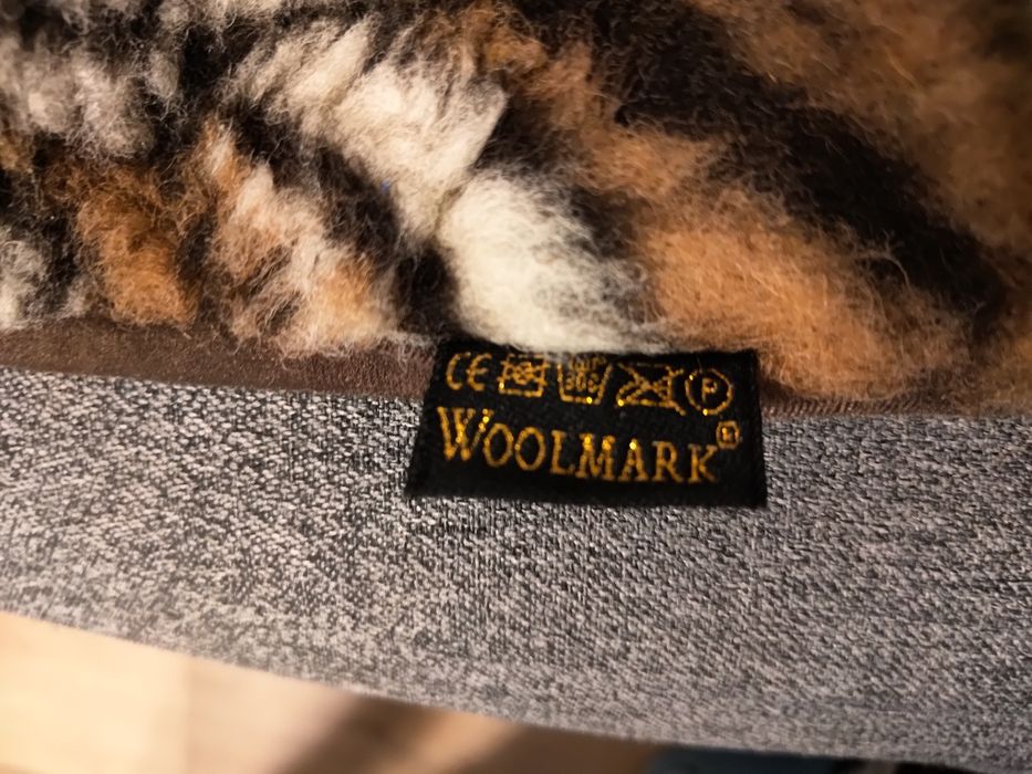 Narzuta koc na fotel wełna lama 100% Woolmark