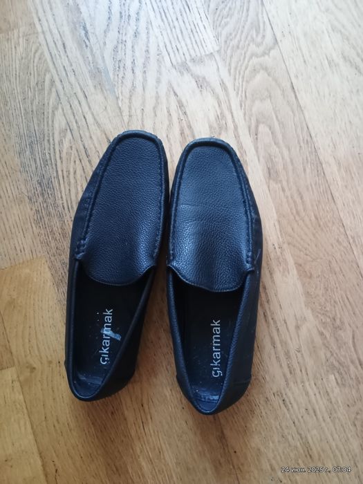 Мокасини чоловічі кожзам,нові.Продаю олх доставка.