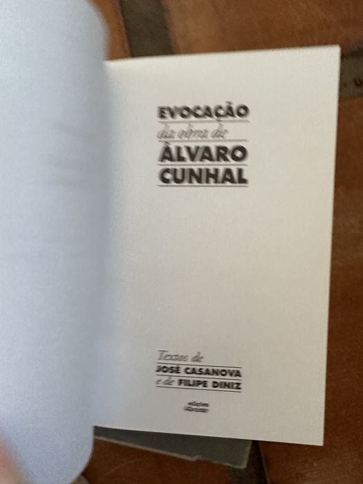 Livro Evocação da obra de Álvaro cunhal