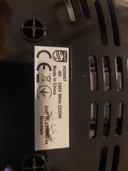 Air Fryer Frytkownica beztłuszczowa PHILIPS Ovi Smart XXL HD9867/90