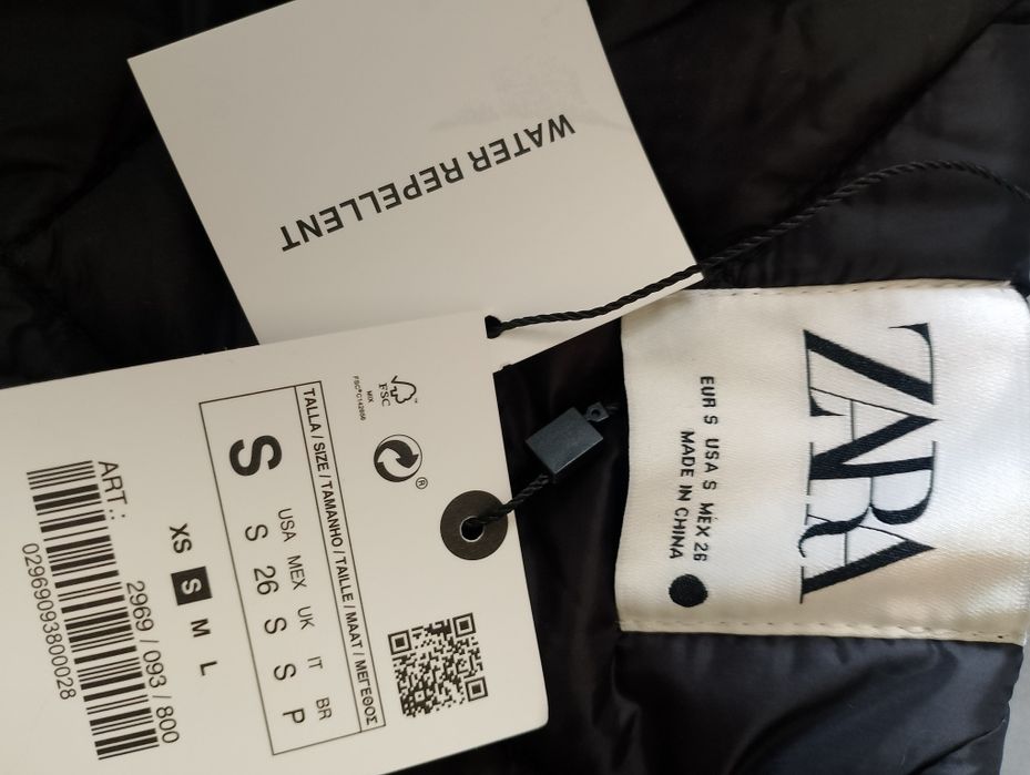 Нове пальто Zara оверсайз (екошкіра)