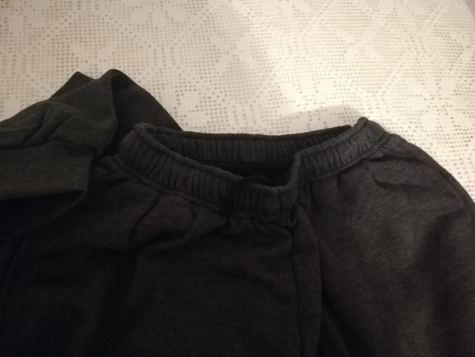 Fato treino PRETO XL 100% algodão Cardado.. Quente e macio NOVO