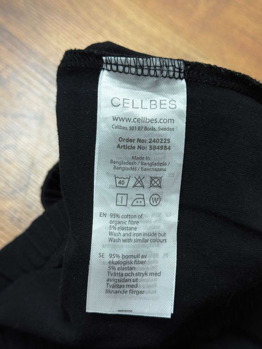 Legginsy capri czarne bawełniane spodnie getry rybaczki Cellbes M 38
