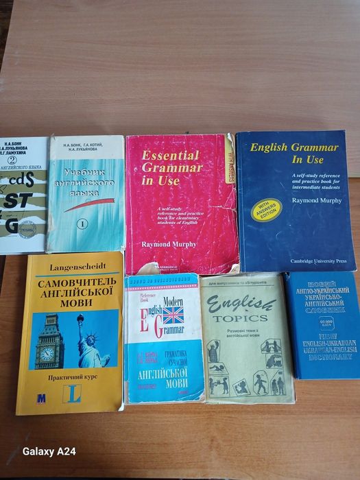 Книги та зошити для вивчення англійської мови