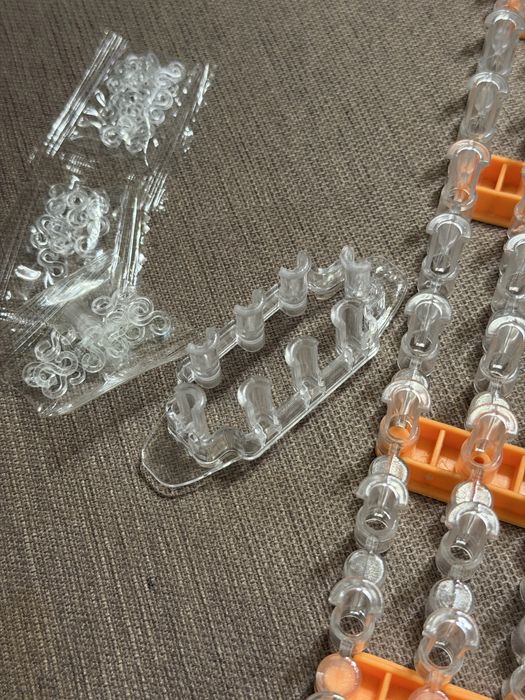 Мега-набір Loom Bands: 3 великі бокси резинок + станки та гачки