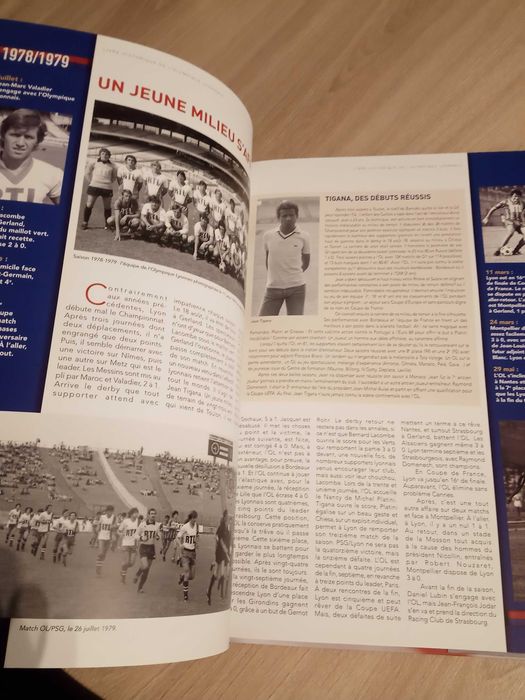 Album historia Olympique Lyon - L'histoire de L'Olympique Lyonnais