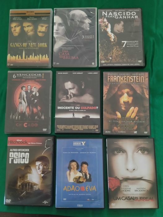 Grande variedade de DVDs