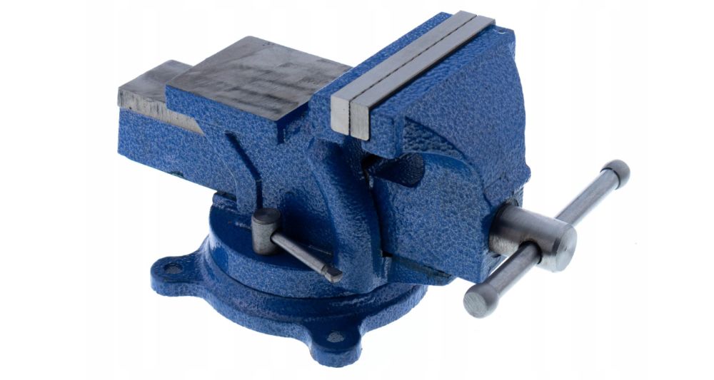 WYPRZEDAŻ!! SOLIDNE Imadło ŚLUSARSKIE obrotowe z kowadłem