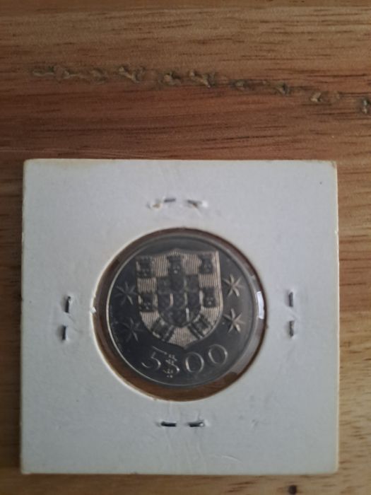 Moeda 5 escudos 1978