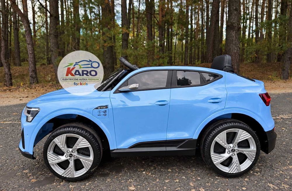 Audi E-Tron Sportback Auto Dla Dzieci 4x4 Na Akumulator Radio FM Full LED
