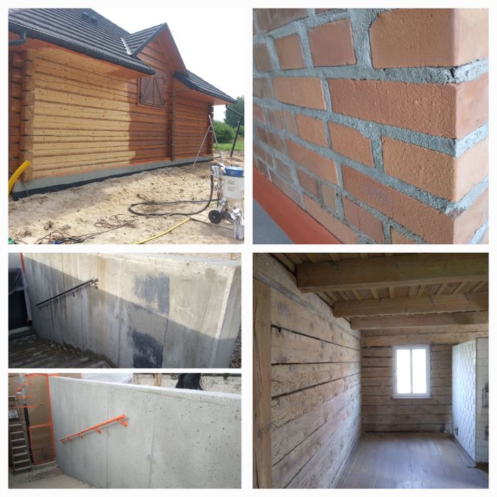 Piaskowanie, sodowanie domów drewnianych, drewna, cegły, betonu