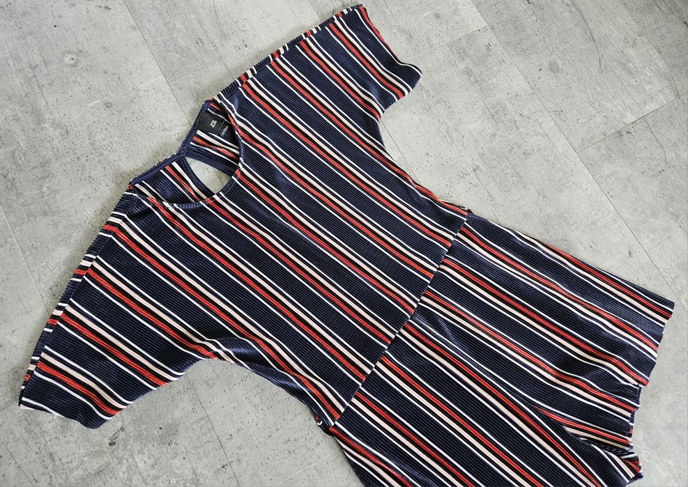 Granatowy kombinezon w paski River Island 11-12lat