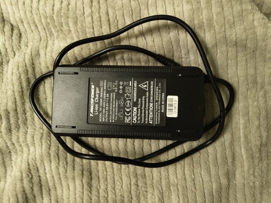 Зарядка для электровелосипеда 58.8 в 3 ампера