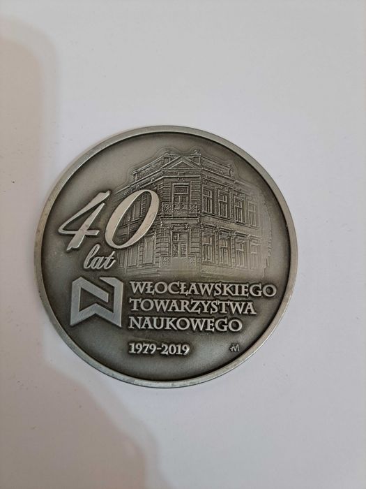 Medal 40 lat Włocławskiego Towarzystwa Naukowego 1979 - 2019