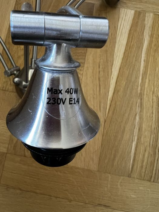Lampa wiszaca sufitowa regulowane ramiona