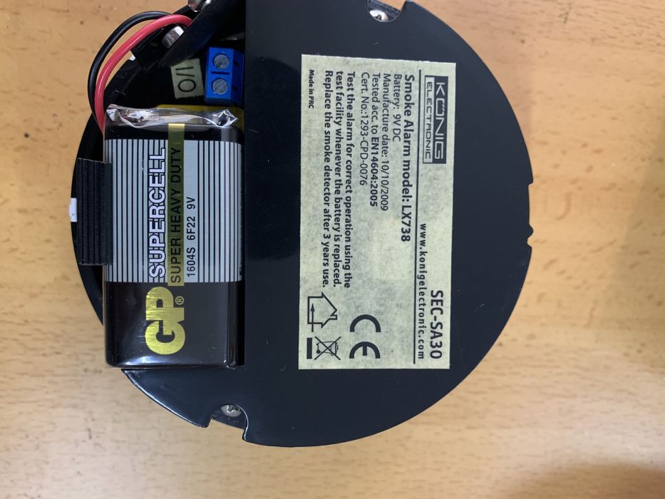 Wired Interconnectable Smoke Detector444633359109990401