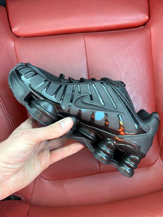 (ОПЛАТА ПІСЛЯ ОГЛЯДУ)Nike Shox TL Black Thermoreactive Blue Найк Шокс ТЛ Чорні термоактивні голубі
