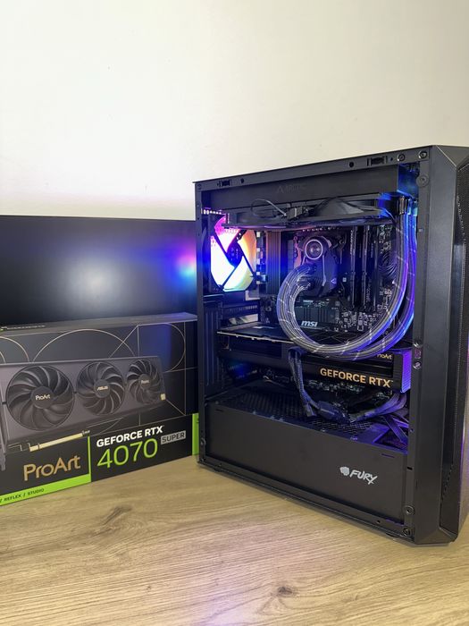 Wydajny komputer gamingowy Ryzen 5 / RTX 4070 SUPER