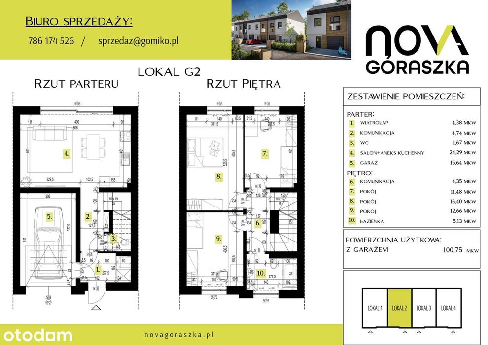 4-pokojowy dom 147,9 m2 + ogródek