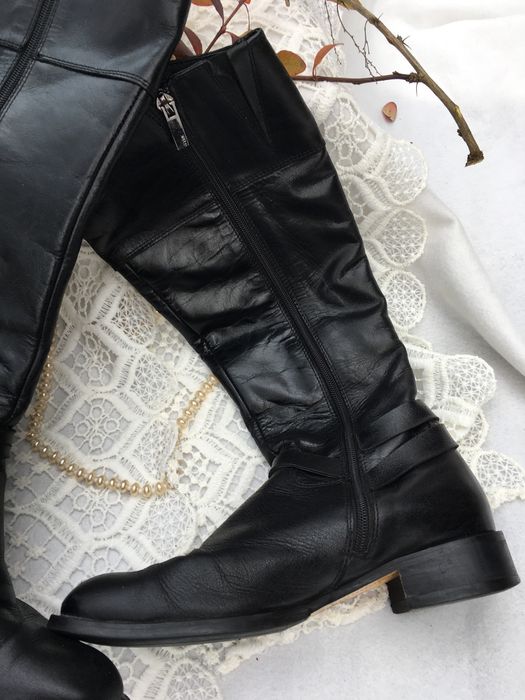 Kozaki damskie skorzane 37 Ochnik