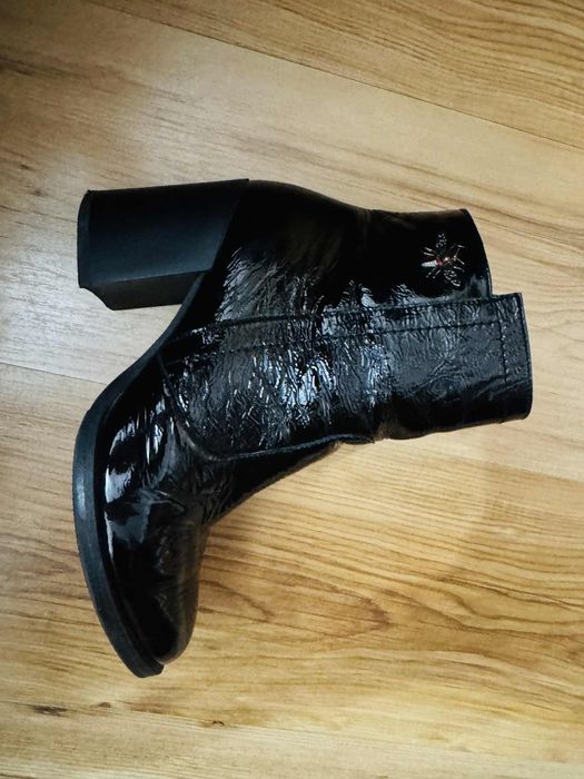 Botki skórzane jak nowe