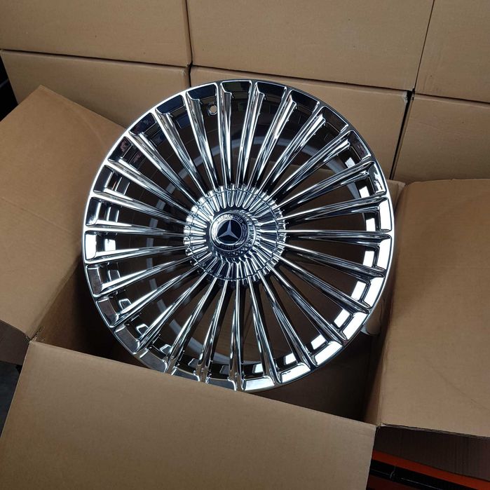 Диски На Авто R19 5x112 Різноширокі Mercedes CLS W212 W213 W205 W221 W222 GLC Chrome Хромовані Р19 Мерседес