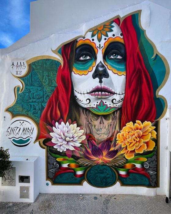 Arte urbana painel mural graffiti street art pintura