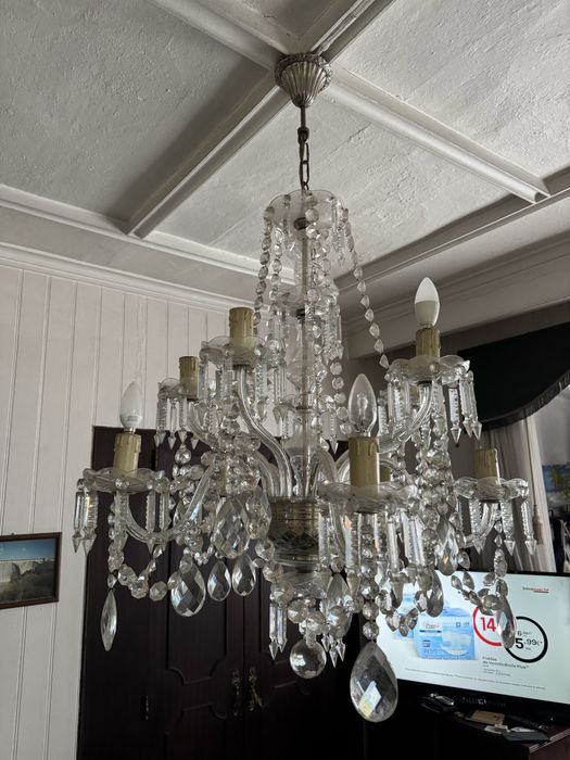 Lustre/candeeiro de cristal