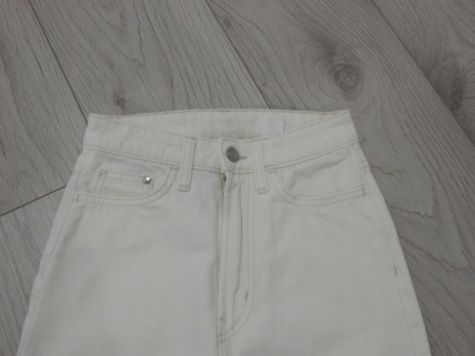 Białe Jeansy H&M rozm. 32/XXS