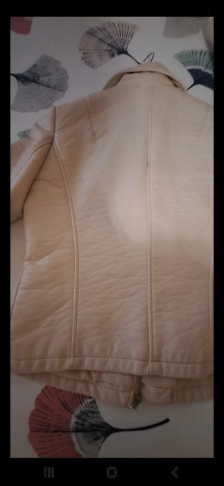 Casaco bomber jacket zara bege de senhora