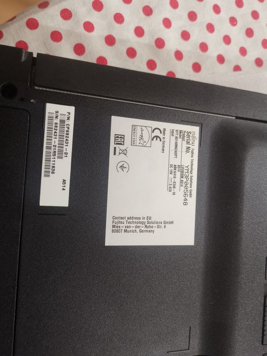 Fujitsu Laptop I3427551123823011841