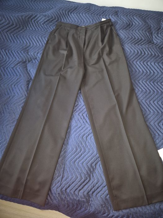 Spodnie garniturowe damskie Massimo Dutti