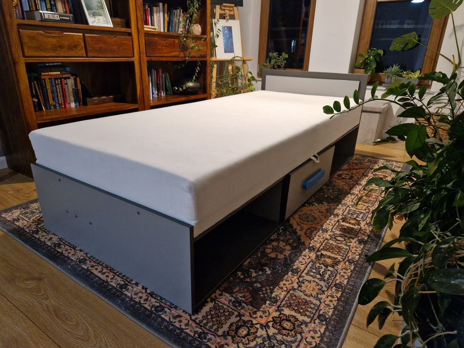 Łóżko 90x200 otwierane z szufladą