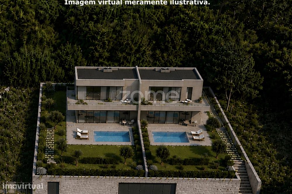 Terreno com vista de mar PIP aprovado em Moledo, Caminha