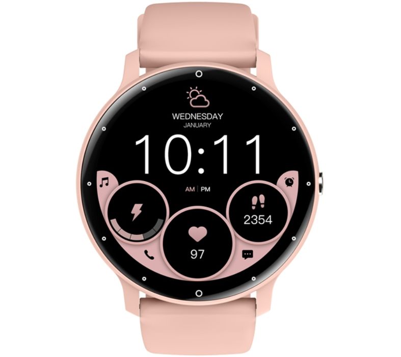 smartwatch damski rubicon rncf16-1 różowy