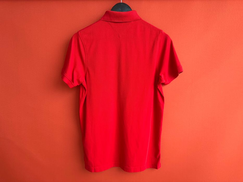 TOMMY HILFIGER чоловіча футболка з воротником комірцем розмір S