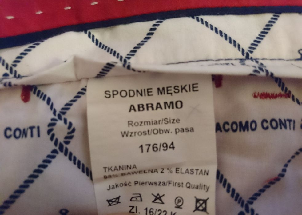 GIACOMO CONTI spodnie męskie