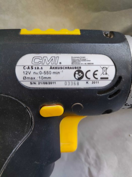 Wkrętarka akumulatorowa CMI C-A-S 12.1, inw