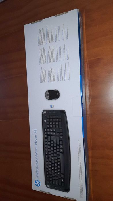 Teclado + Rato HP Wireless, Unidade Preto