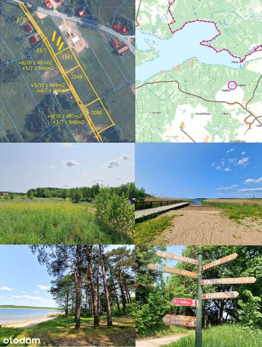 Trzy działki budowlane położone obok siebie