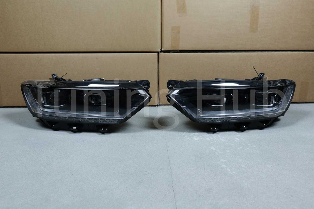 Передня оптика (Фари) для Volkswagen Passat B8 (2014-2019) Full Led (Стиль Passat B8 2019+)