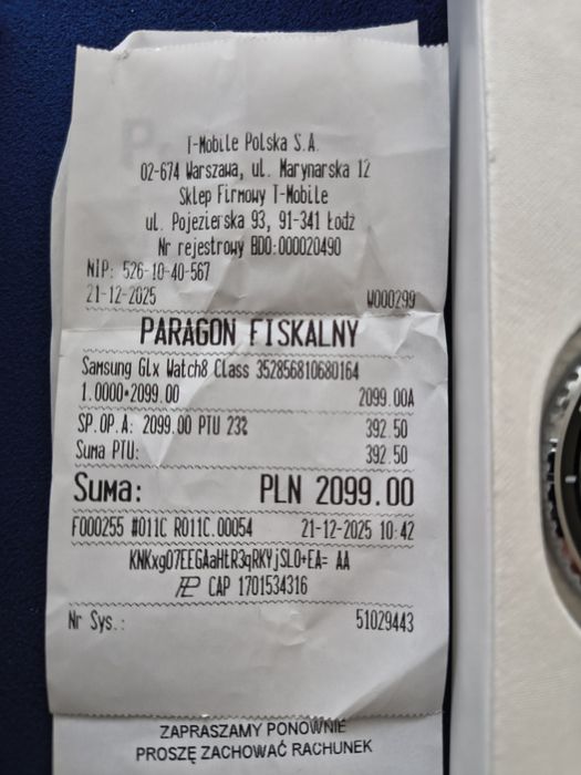 Samsung Galaxy Watch 8 46 jak NOWY
