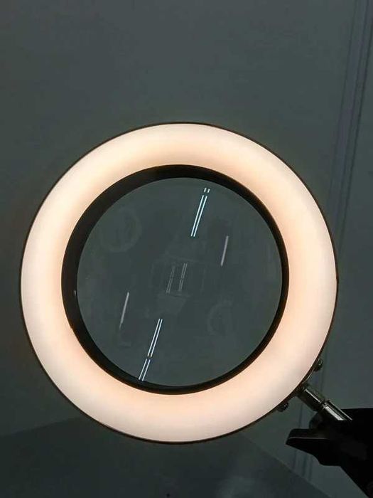 Ring Light de Mesa Com Braço Extensível