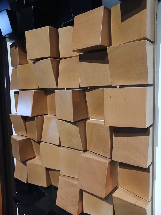 Difusores acústicos Vicoustic Multifuser Wood MKII em carvalho