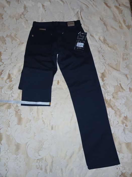 Нові чоловічі чорні утепленні джинси 30/32