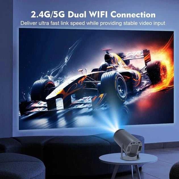 Смарт проектор HY300 - 4K Ultra HD, Bluetooth 5.0, Wi-Fi 6, HDMI до 130 дюймів Pro