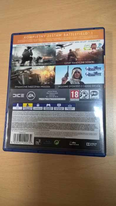 Battlefield 1 Rewolucja PL PS4