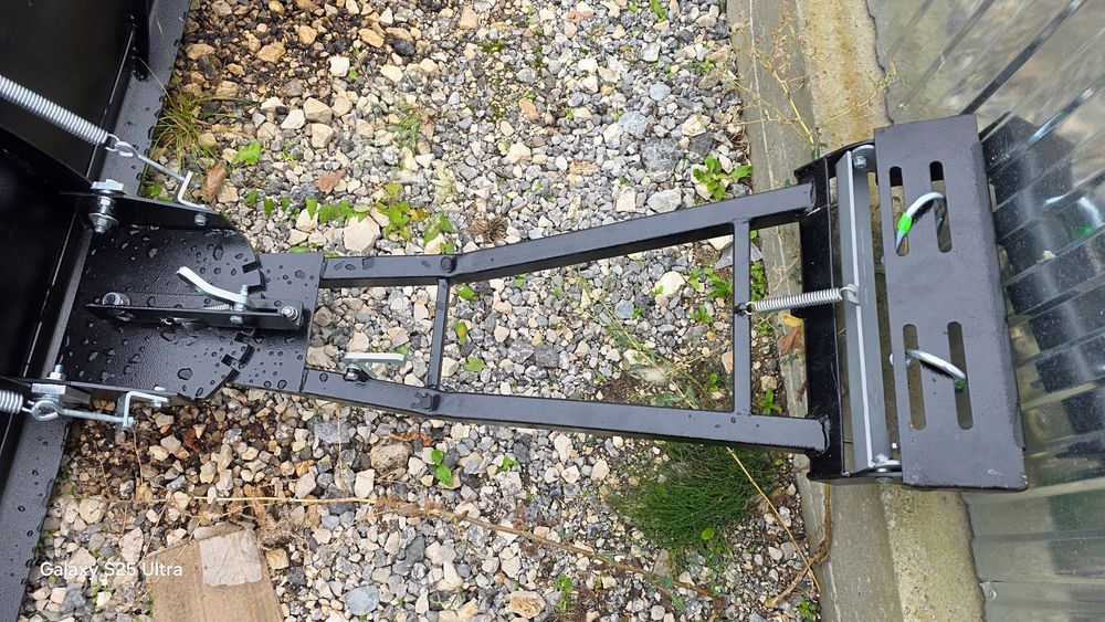 Pług do quada Loncin 150 cm – system NA KLIK • CZARNY