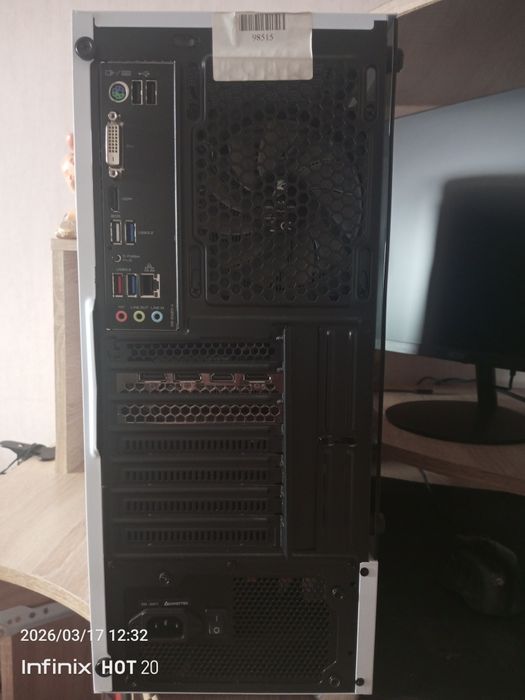 Ігровий комп'ютер+ монітор, AMD Ryzen 5 5600 g  /  RTX 4060  8GB