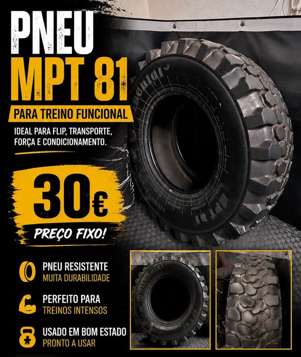 Pneu para treino funcional